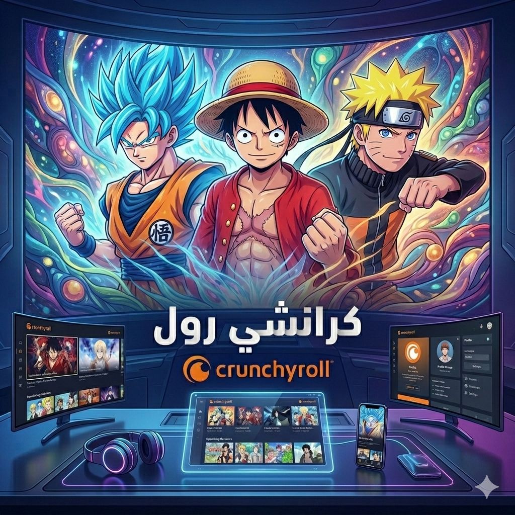 اشتراك كرانشي رول | Crunchroll